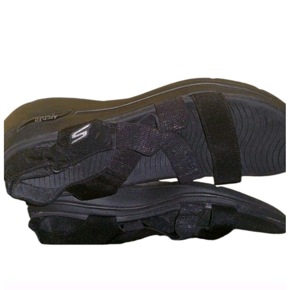 Skechers Arch Fit Women's Black Sandals Size 10